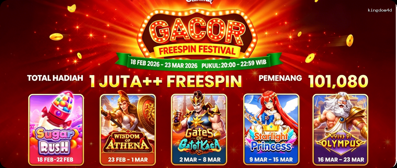 Login kingdom4d Sekarang Bonus Melimpah